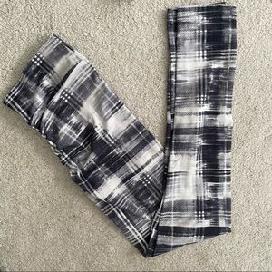 SOLD Celestial Bodiez Leggings High Waist Lunar Size Medium Plaid